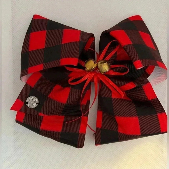 Christmas- Holiday little girls hair bow - Picture 1 of 8